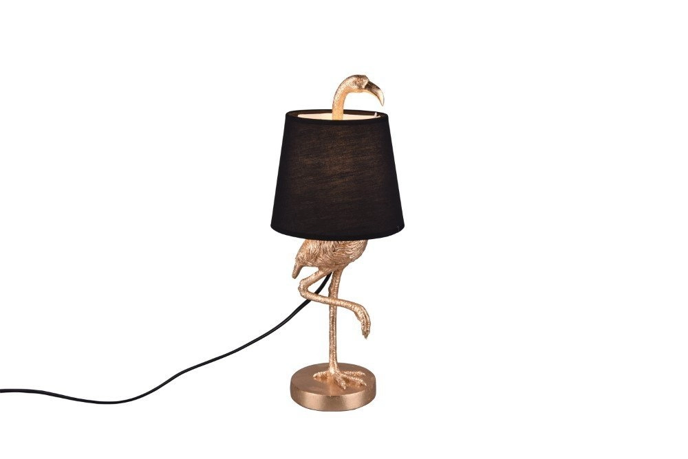 Schemerlamp Lola goud met zwart