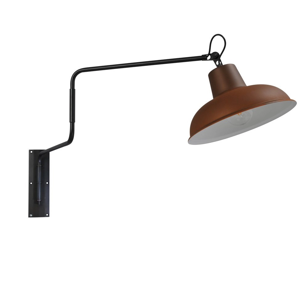 Wand leeslicht Industria Roest