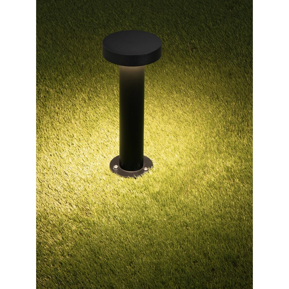 Desing tuinlamp Gong zwart 30cm - 3000K Lyora 5212017496171