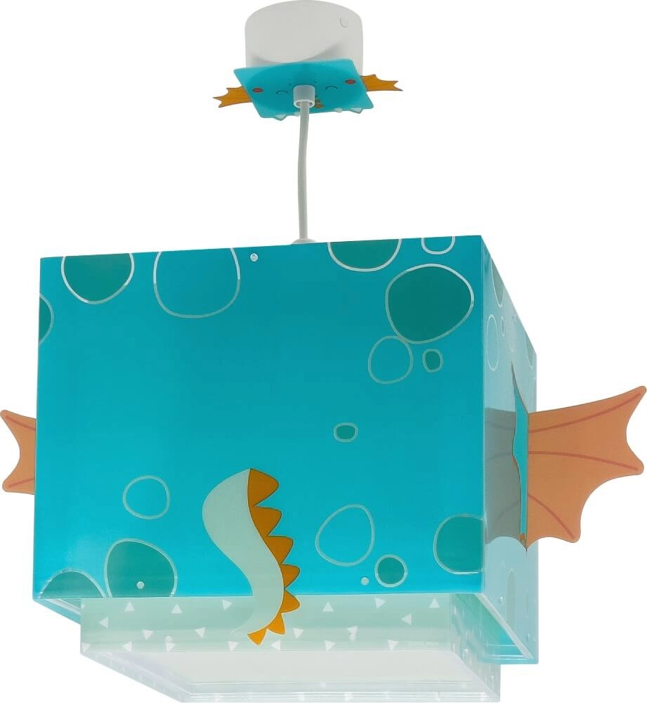 Design hanglamp Little Dragon blauw met wit Dalber 8420406002941