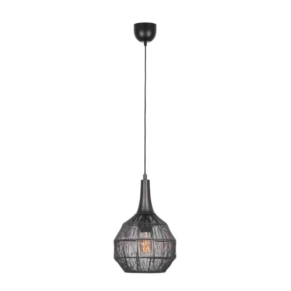 Ronde hanglamp Soraya Ø 26cm - zwart Trio 4017807617474