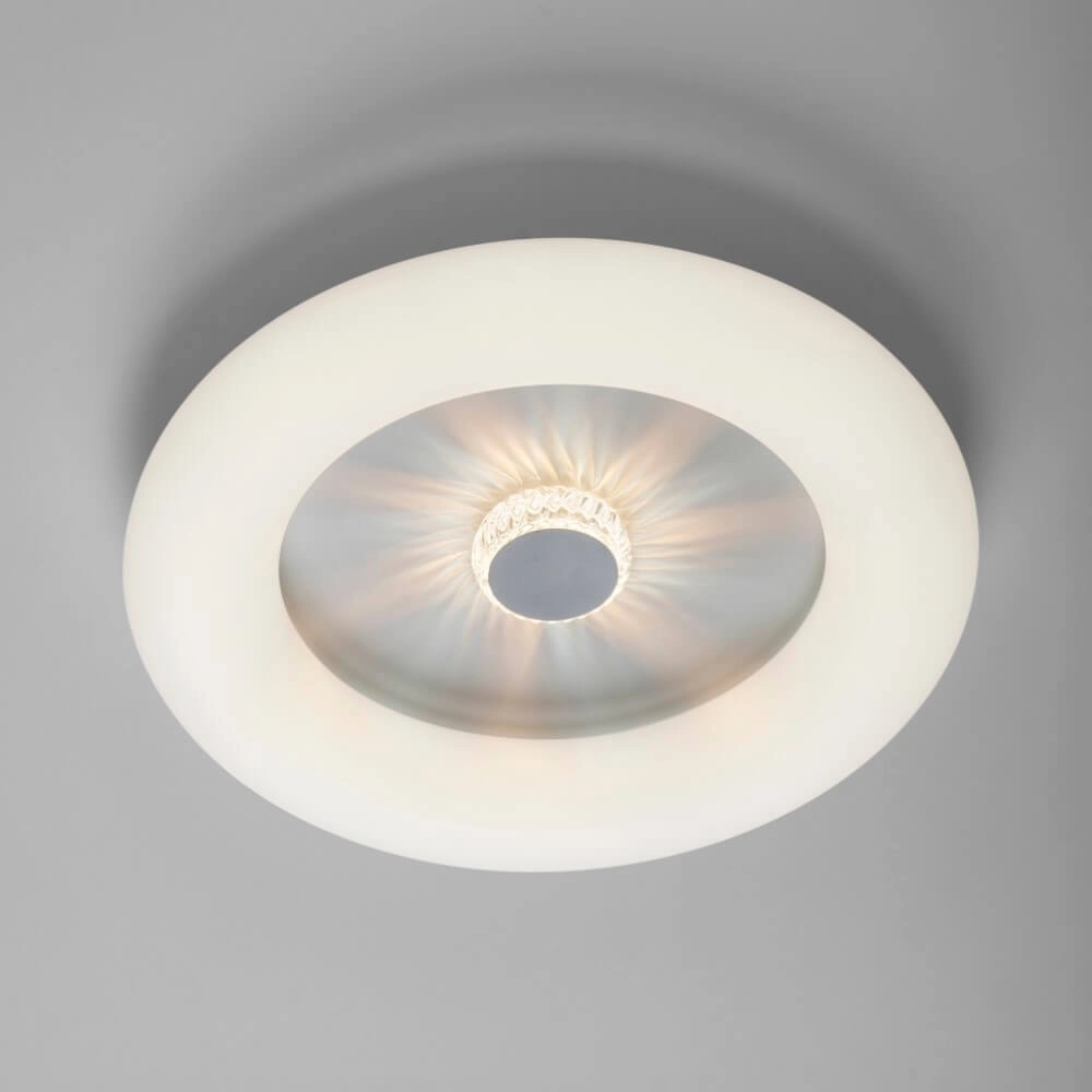Ronde plafondlamp Vertigo wit Ø 50cm Just Light 4043689992408