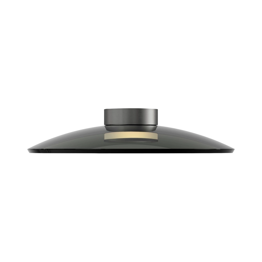 Plafondlamp Pure Moon Ø 50cm - platin met smoke glas Paul Neuhaus 4012248386347