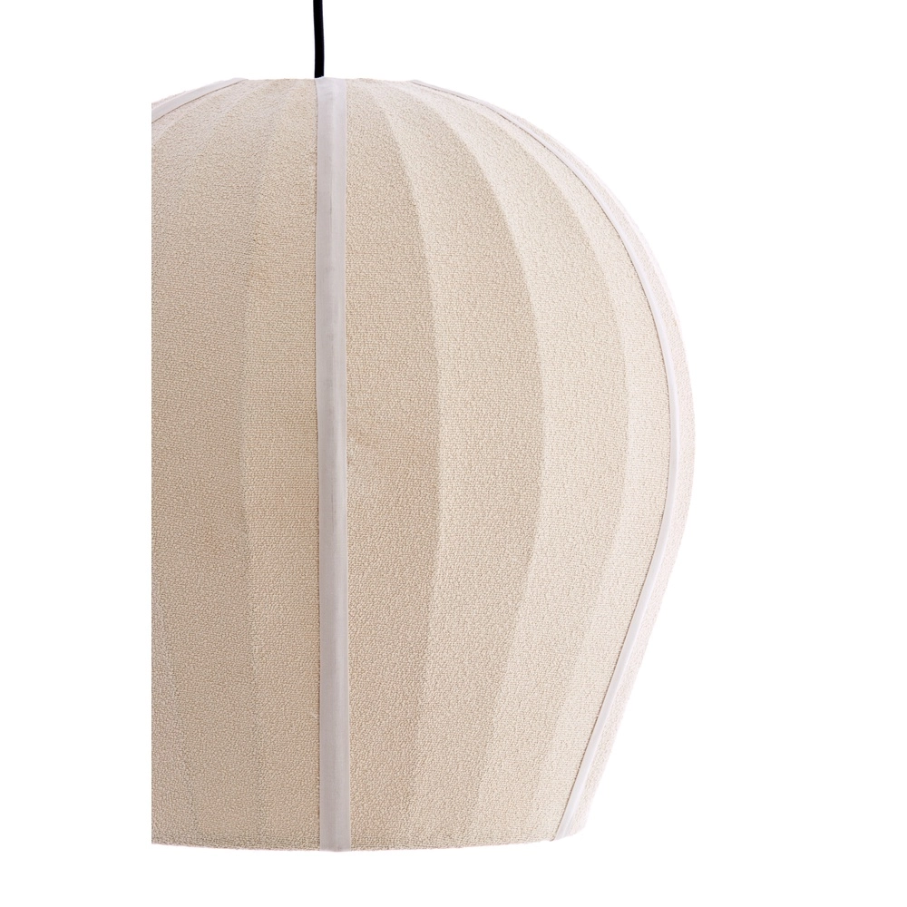 Bouclé hanglamp Zagori Ø 35cm - zand Light & Living 8717807793029