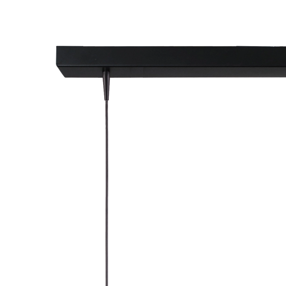 4-lichts hanglamp Scala 130cm zwart nikkel Ø 20cm Masterlight 8718121296616