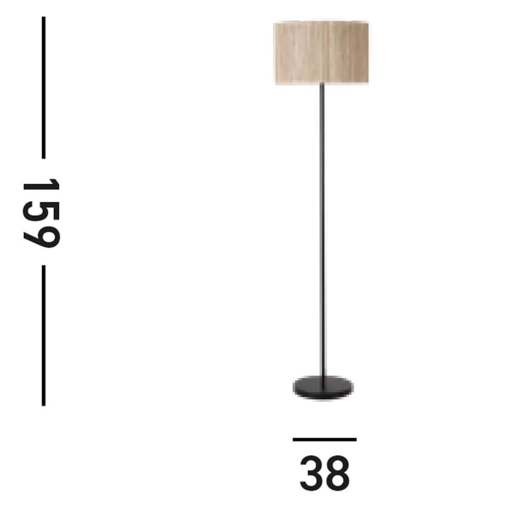 Scandinavische vloerlamp Meadow Ø 38cm Searchlight 5053423273594