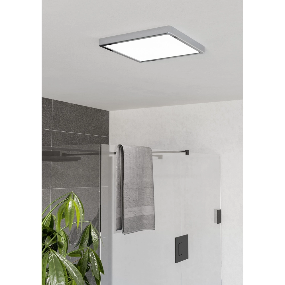Chrome plafondlamp Fueva 6 led - 29x29 cm Eglo 9008606331109