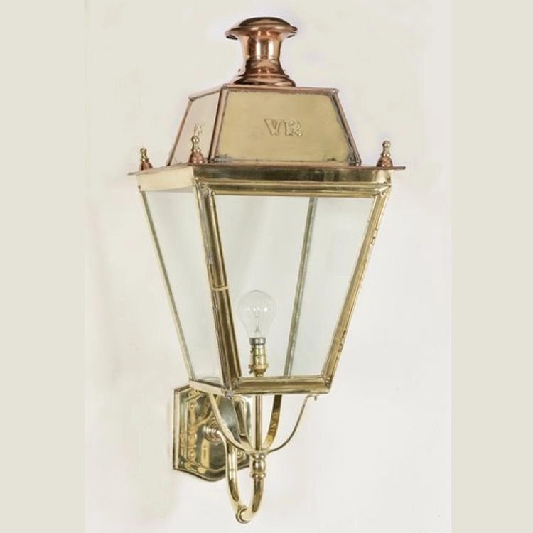 Landelijke buitenlamp Balmoral handgemaakt 82cm - antiek koper (ANT) Limehouse 8716803506510