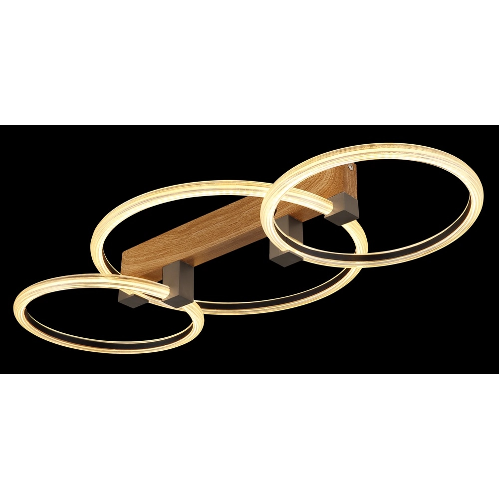 Houten plafondlamp Fletcher design Globo 9007371580293