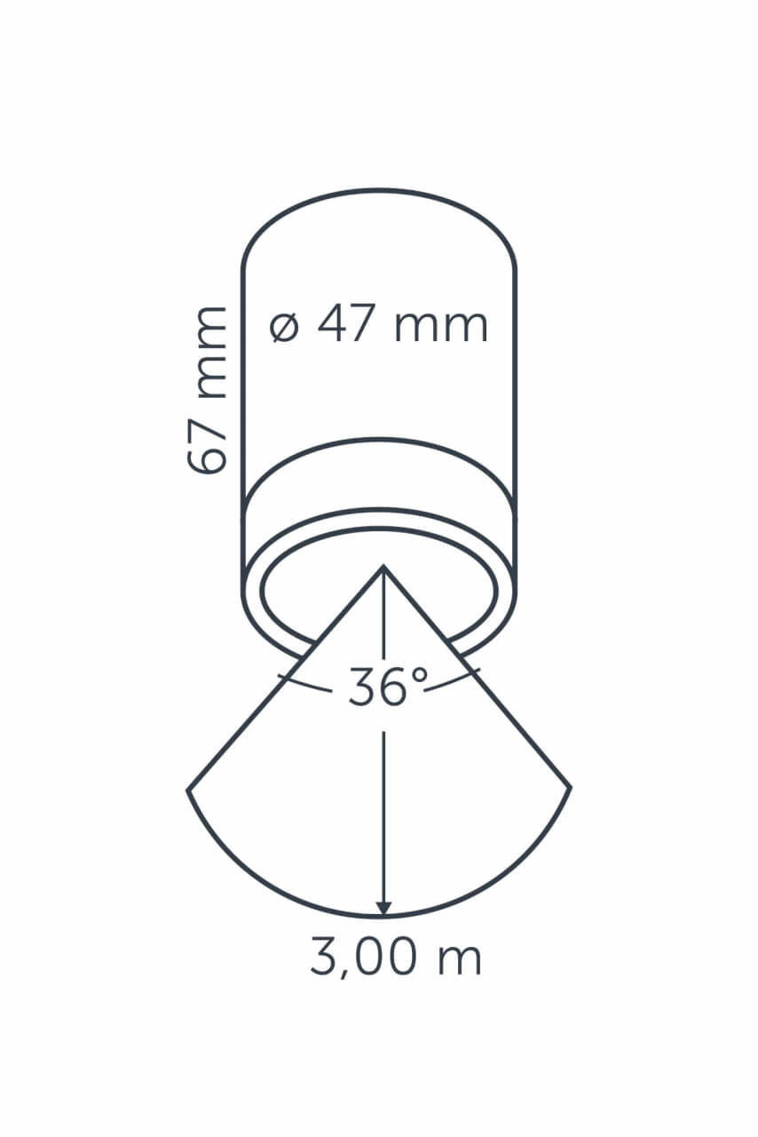 Ceiling spot Mini Scope Ceiling 12 volt LED In-lite 8717051004025