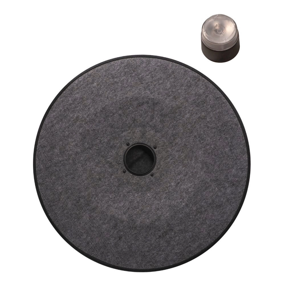 Vilt kap Mana Ø 60cm - grijs SLV 4024163248136