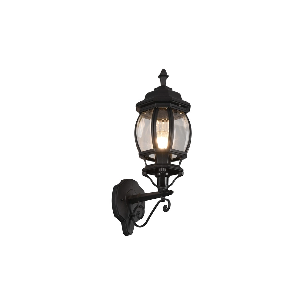 Klassieke wandlamp Elvo zwart