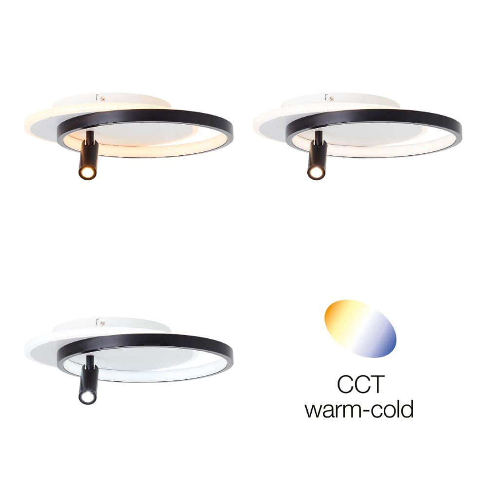 Led plafondlamp Eunomia met spotje Brilliant 4004353409677