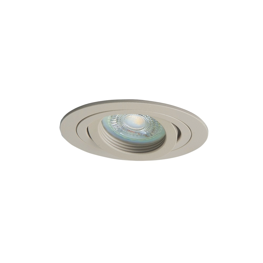 Inbouwspot Downlights richtbaar zand bruin