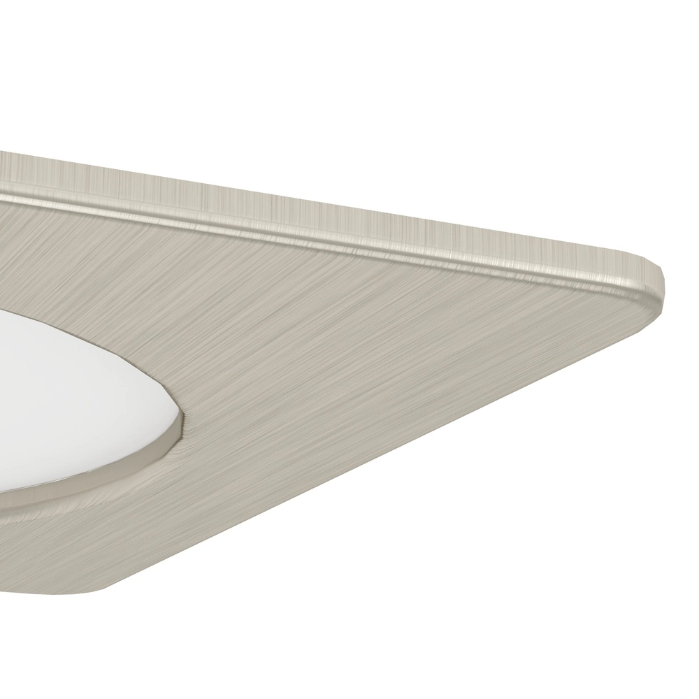 Inbouw lamp Fueva 6 vierkant - rvs - 11,9x11,9cm Eglo 9008606330874