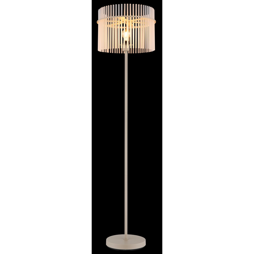 Vloerlamp Gorley zand bruin met glas Ø 38cm Globo 9007371575701