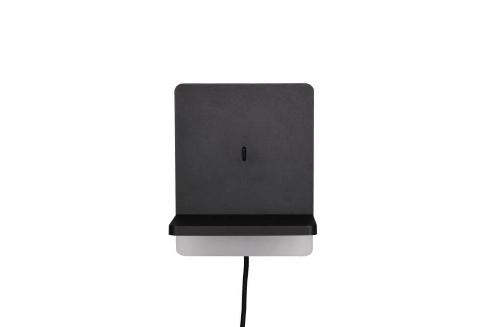 Led slaapkamer wandlamp Fairfield zwart Trio 4017807614787