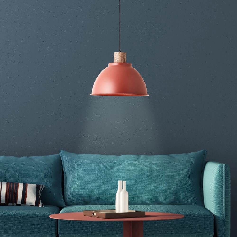 Hanglamp Erena Ø 38cm rood Brilliant 4004353413063