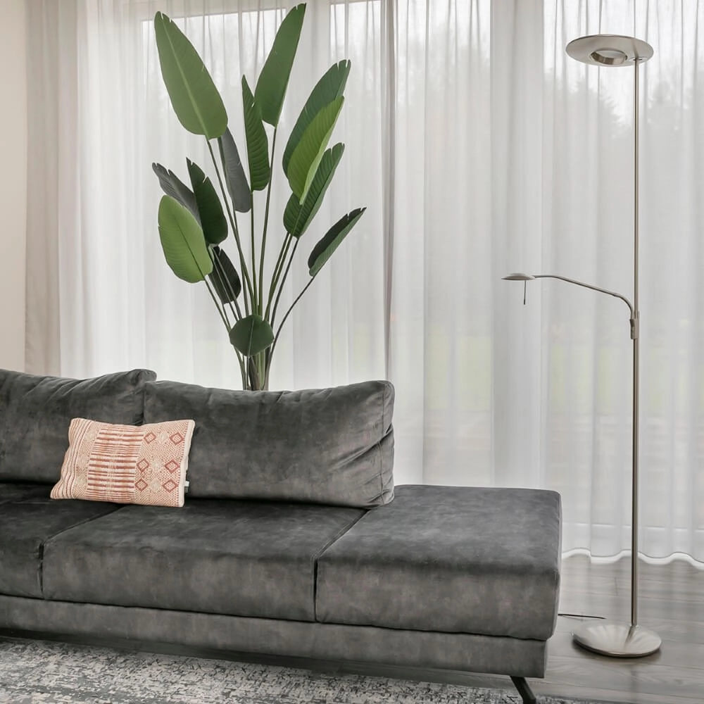 Led leeslicht Zodiac 2-lichts metaalgrijs Steinhauer 8712746122824