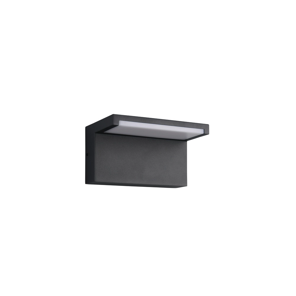 Moderne wandlamp Ravi antraciet Trio 4017807686876