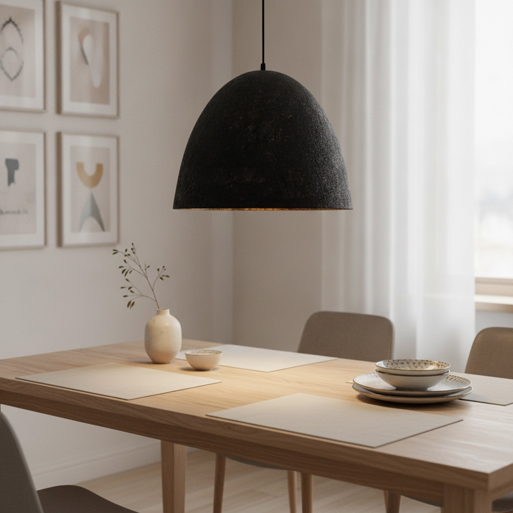 Hanglamp Solis zwart Ø 50cm