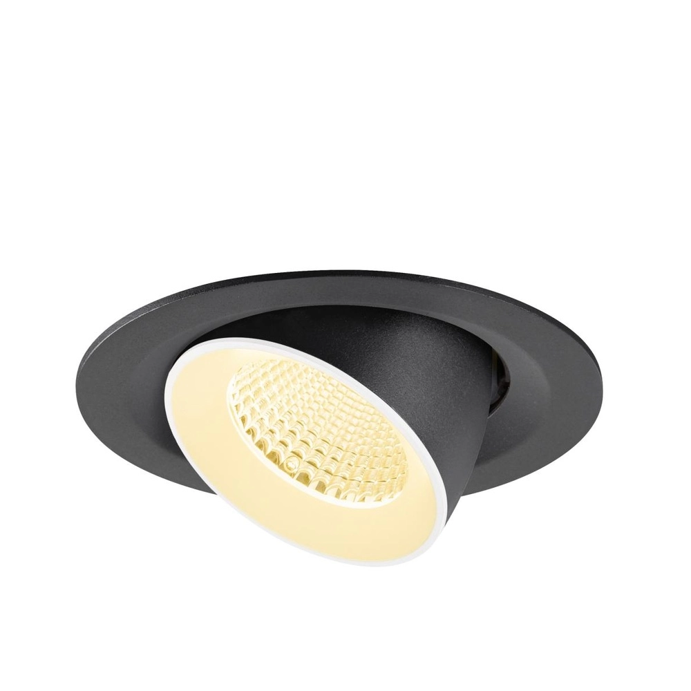 Inbouwspot Numinos Gimble M zwart/wit 3000K - 40gr SLV 4024163311915