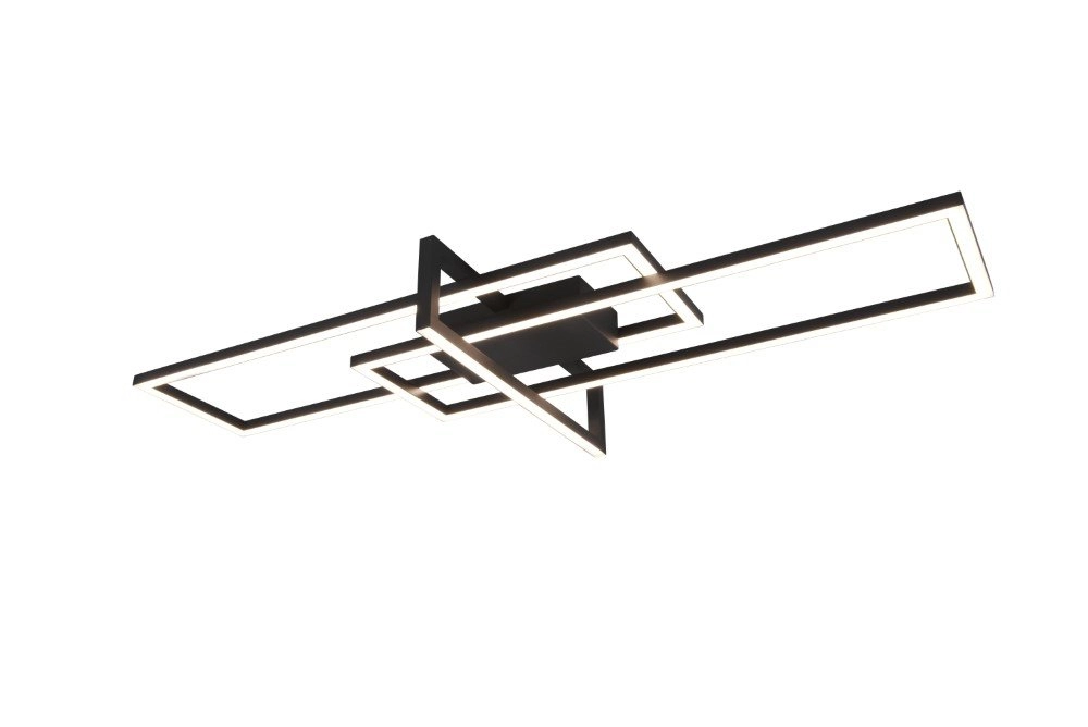 Led plafondlamp Salinas Zwart Trio 4017807487886