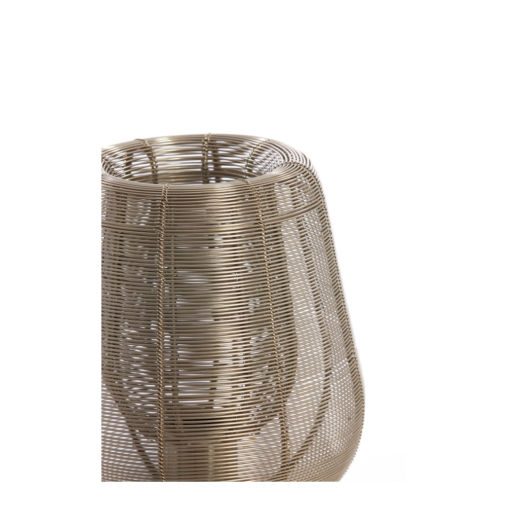 Tafellamp Aboso goud Ø 18cm Light & Living 8717807701550