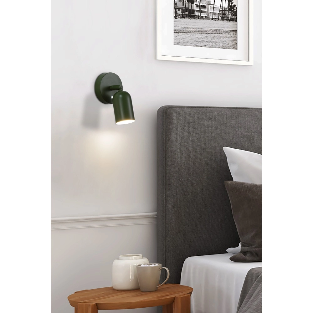 USB Oplaadbare wandlamp Cone groen Searchlight 5053423302850