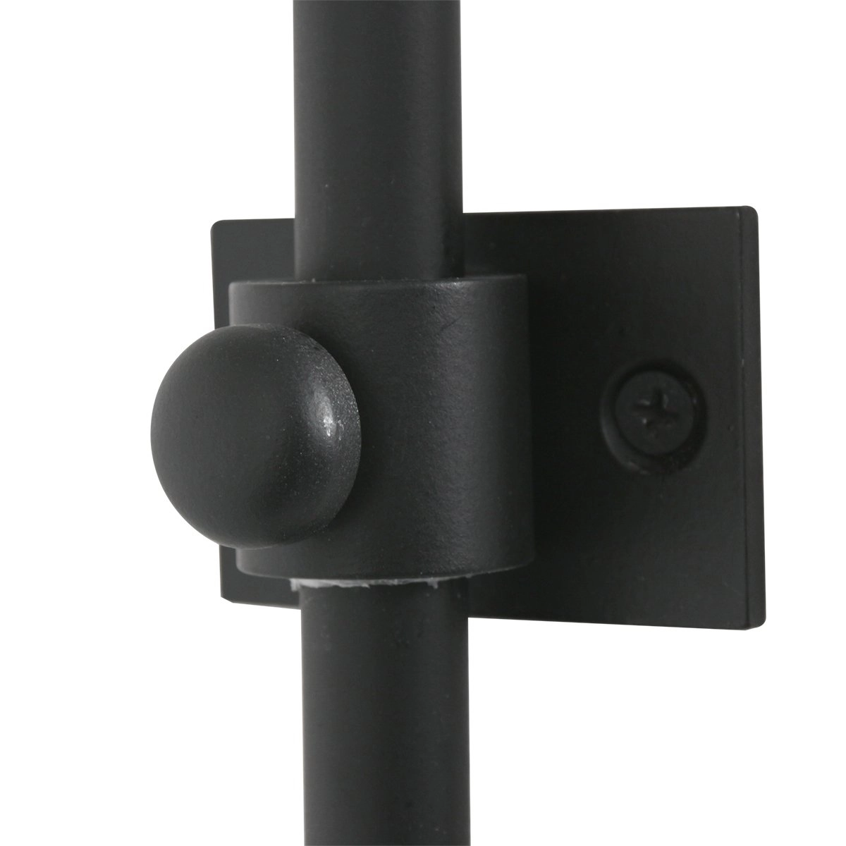 Wand Booglamp Sparkled zwart met taupe velourse kap Steinhauer 8712746146103