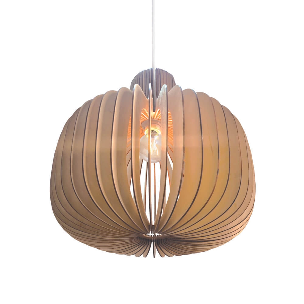 Design hanglamp Hazo hout Ø 43cm Nordlux 5704924024276