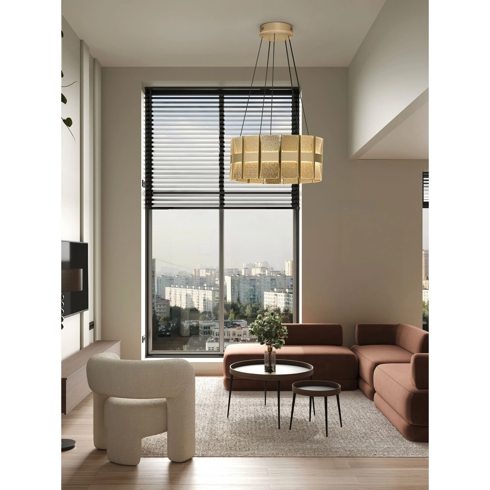 Design hanglamp Montez goud