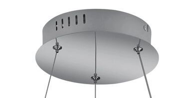 Led hanglamp Parma chroom Trio 4017807525700