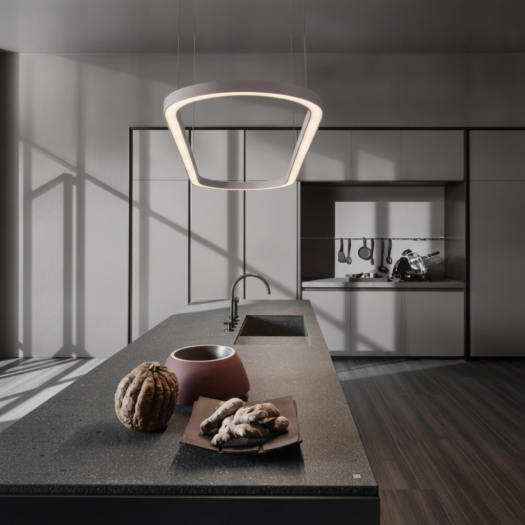 Ovale hanglamp Cuppe wit