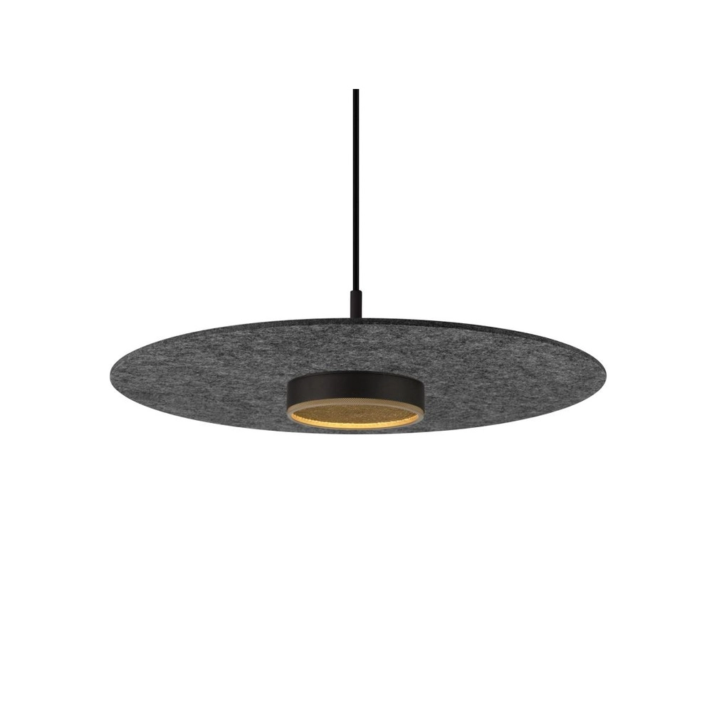 Vilt kap Grip! Flat Ø 50 x 0,6cm antraciet SLV 4024163316187