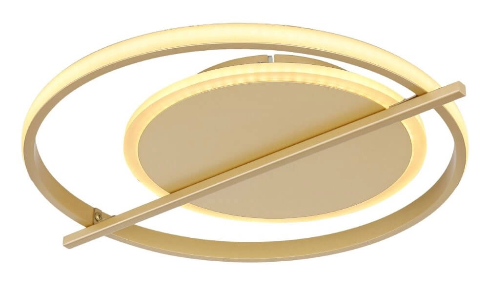 Gouden plafondlamp Reball rond