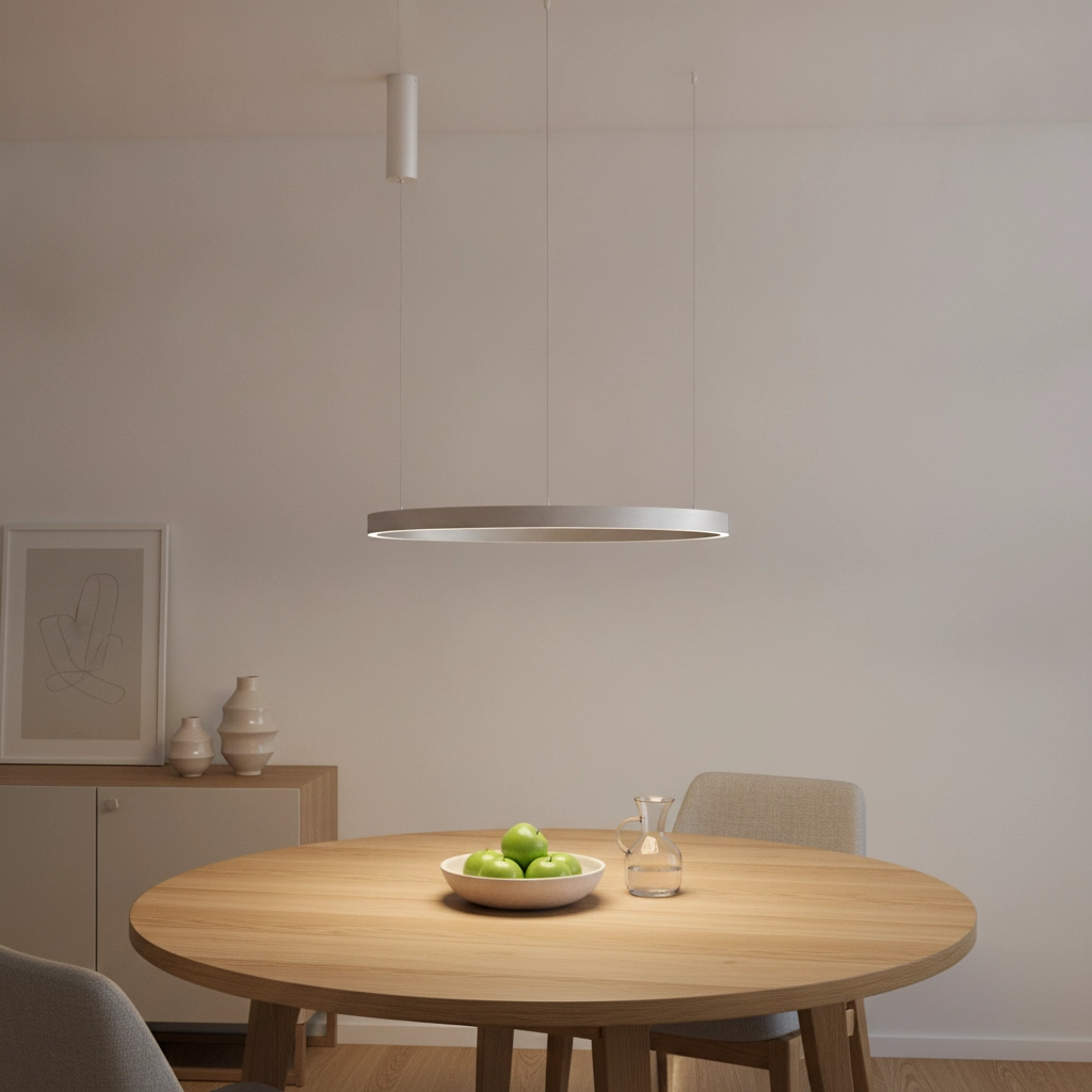 Design hanglamp Elowen zilvergrijs Ø 80cm