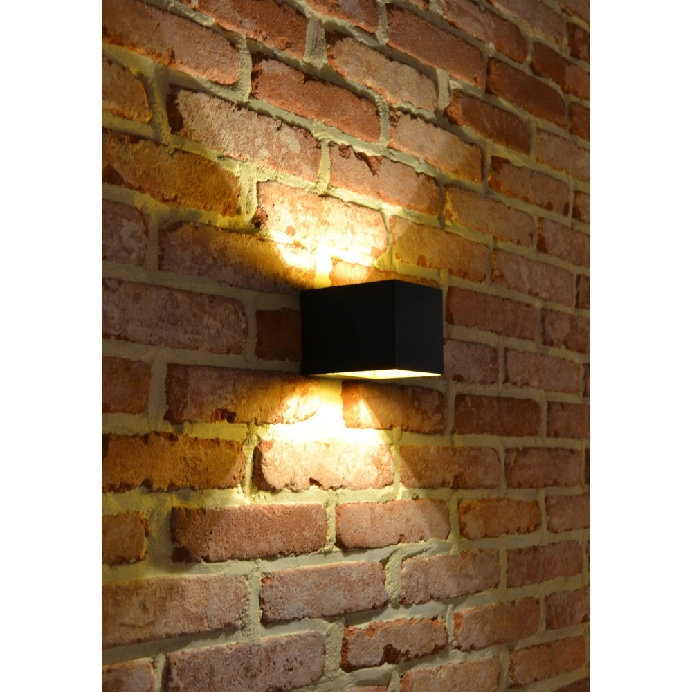 Design wandspot Devi vierkant zwart Lucide 5411212092274
