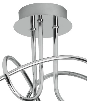 Plafondlamp Joya 3-lichts grijs Brilliant 4004353216077