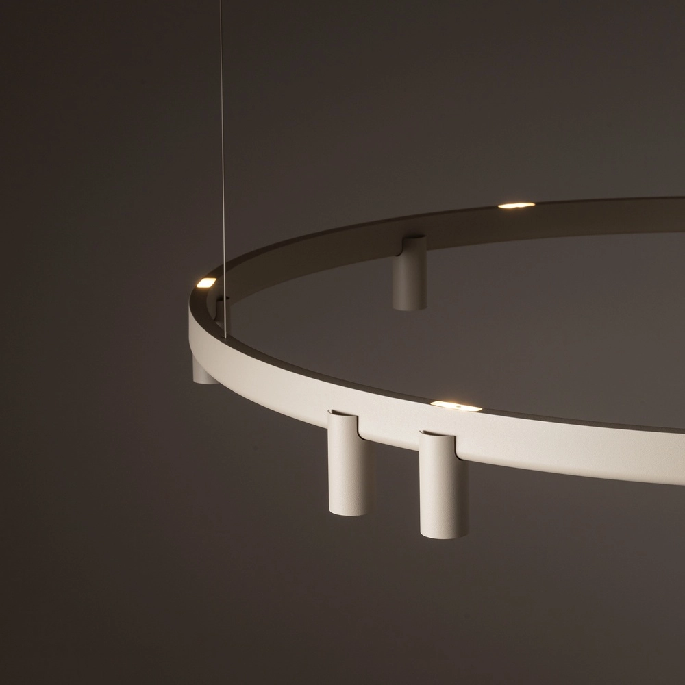 Design hanglamp Fourty zand bruin Ø 116cm Lyora 5903139122870