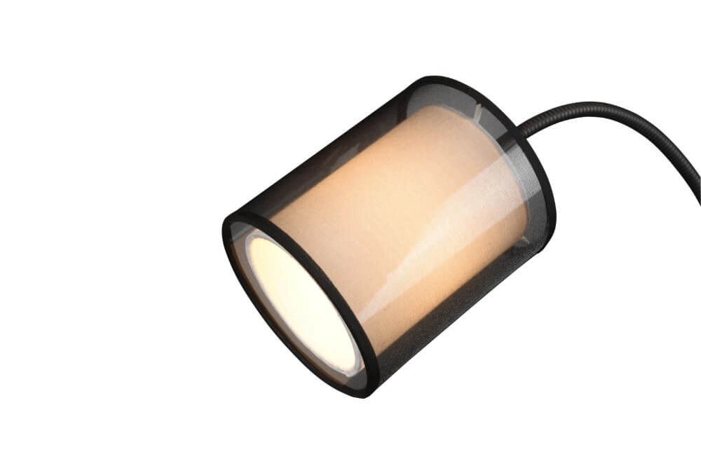 Design schemerlamp Burton met leeslamp Trio 4017807538731