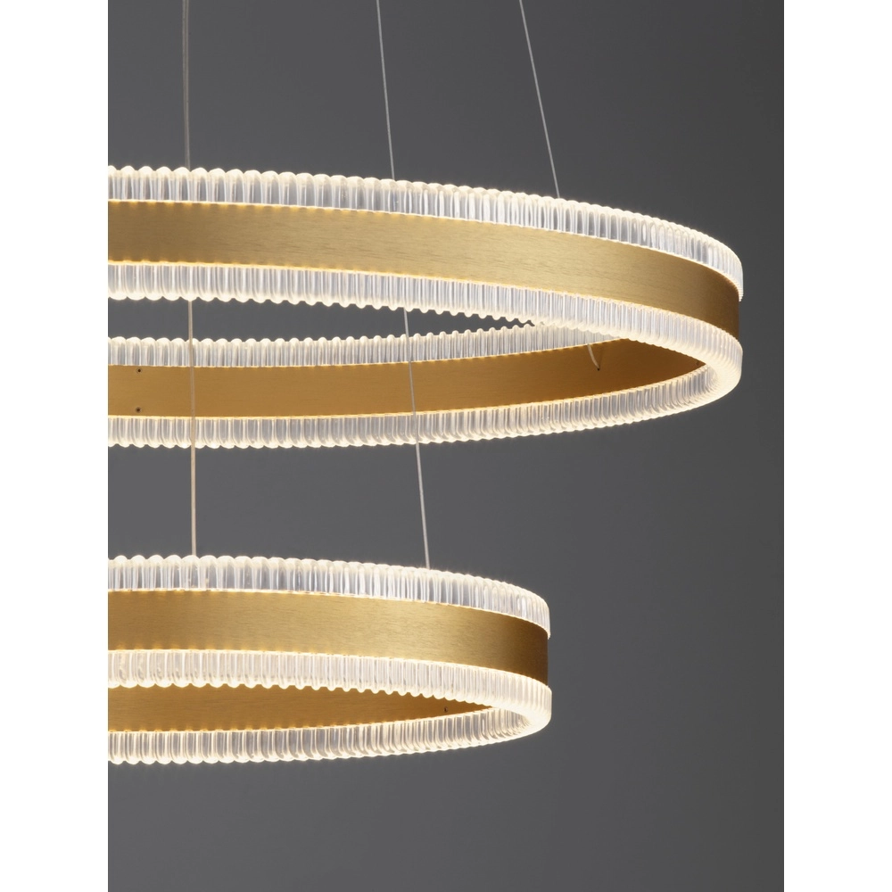 Design hanglamp Alaro goud dubbel Lyora 5212017459626