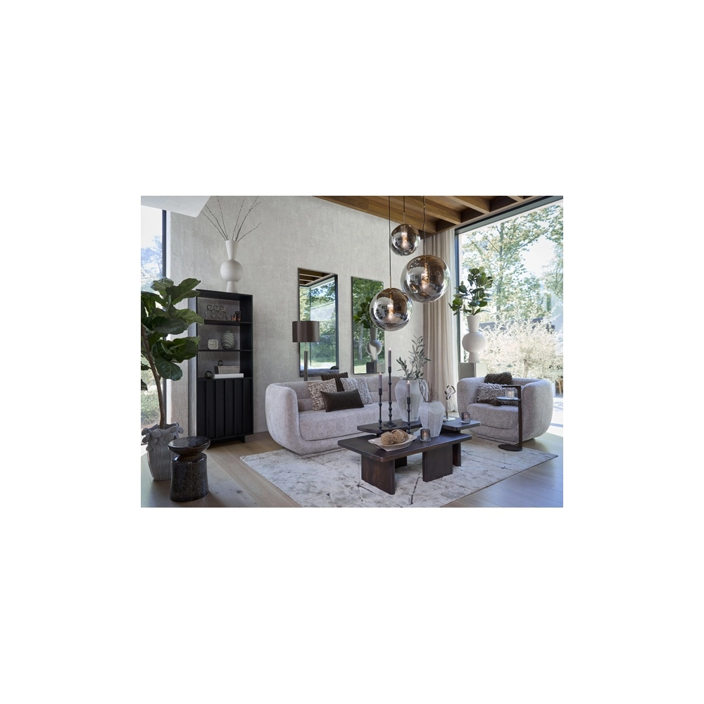 Hanglamp Medina Ø 30cm zwart Light & Living 8717807640606