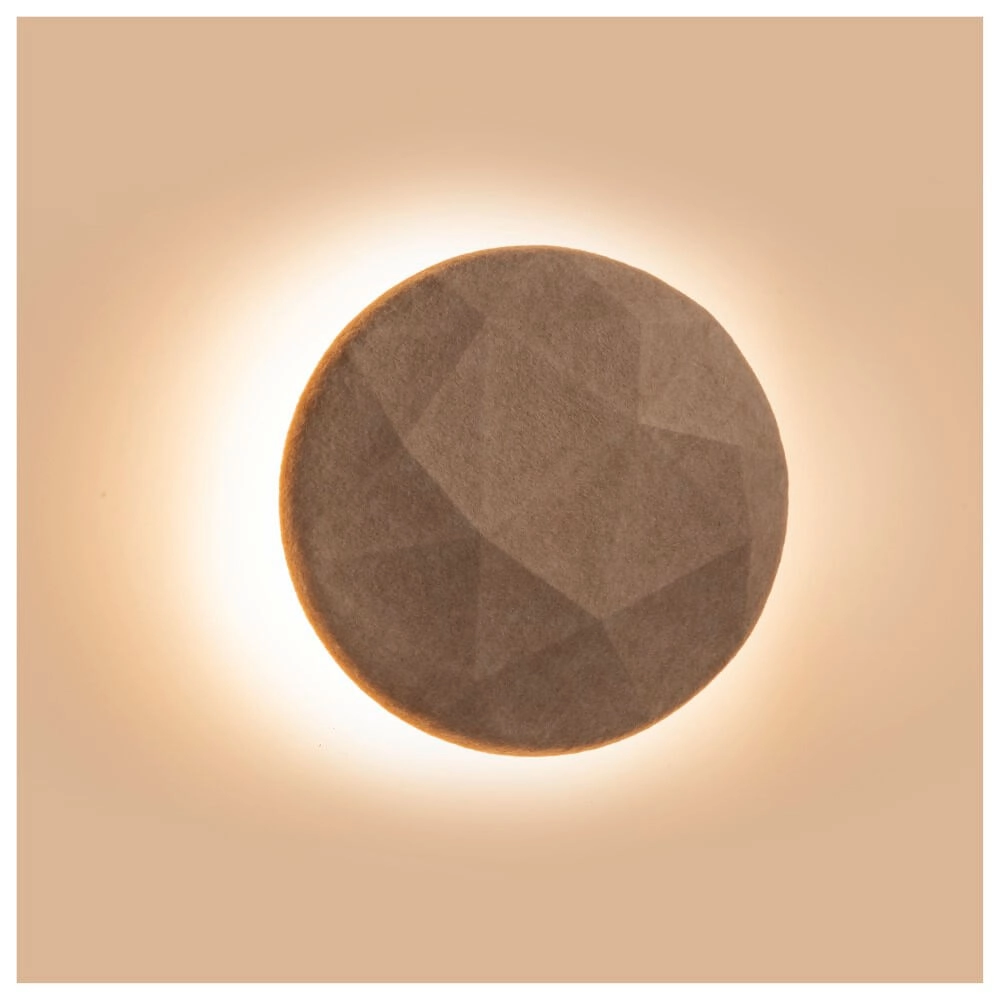 Vilt kap Mana Ø 40cm - beige SLV 4024163248105