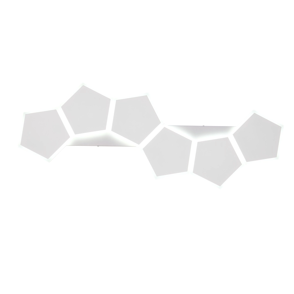 Unieke plafondlamp Zaya M wit Trio 4017807682991