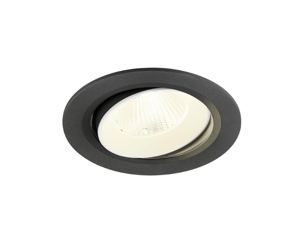 Inbouwspot Numinos Move L zwart/wit 4000K - 40gr SLV 4024163309042