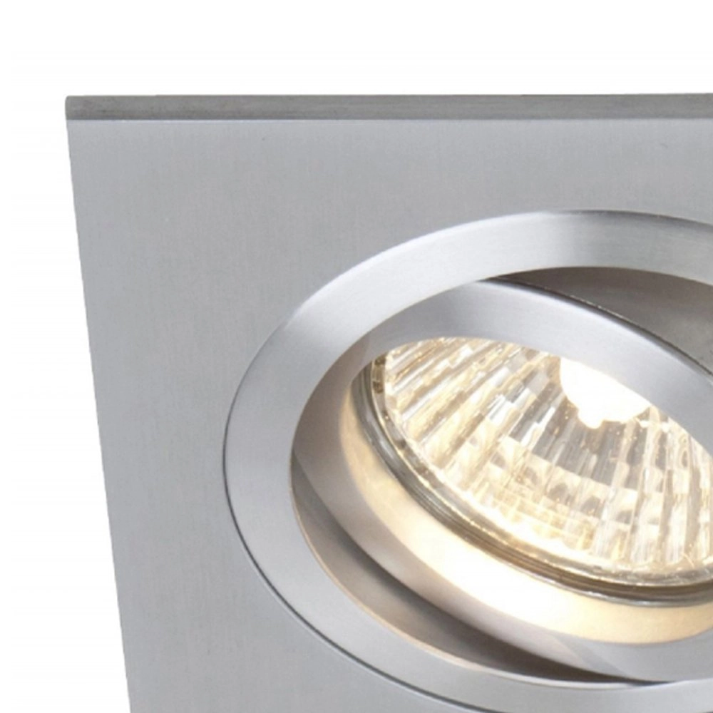 Inbouwspot Vespo Square 10cm metaalgrijs Steinhauer 8712746091892