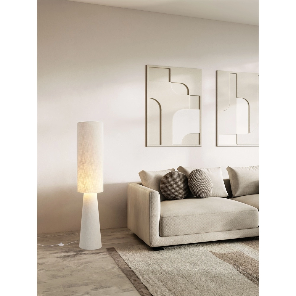 Japandi vloerlamp Nebia beige Lyora 5212017494009