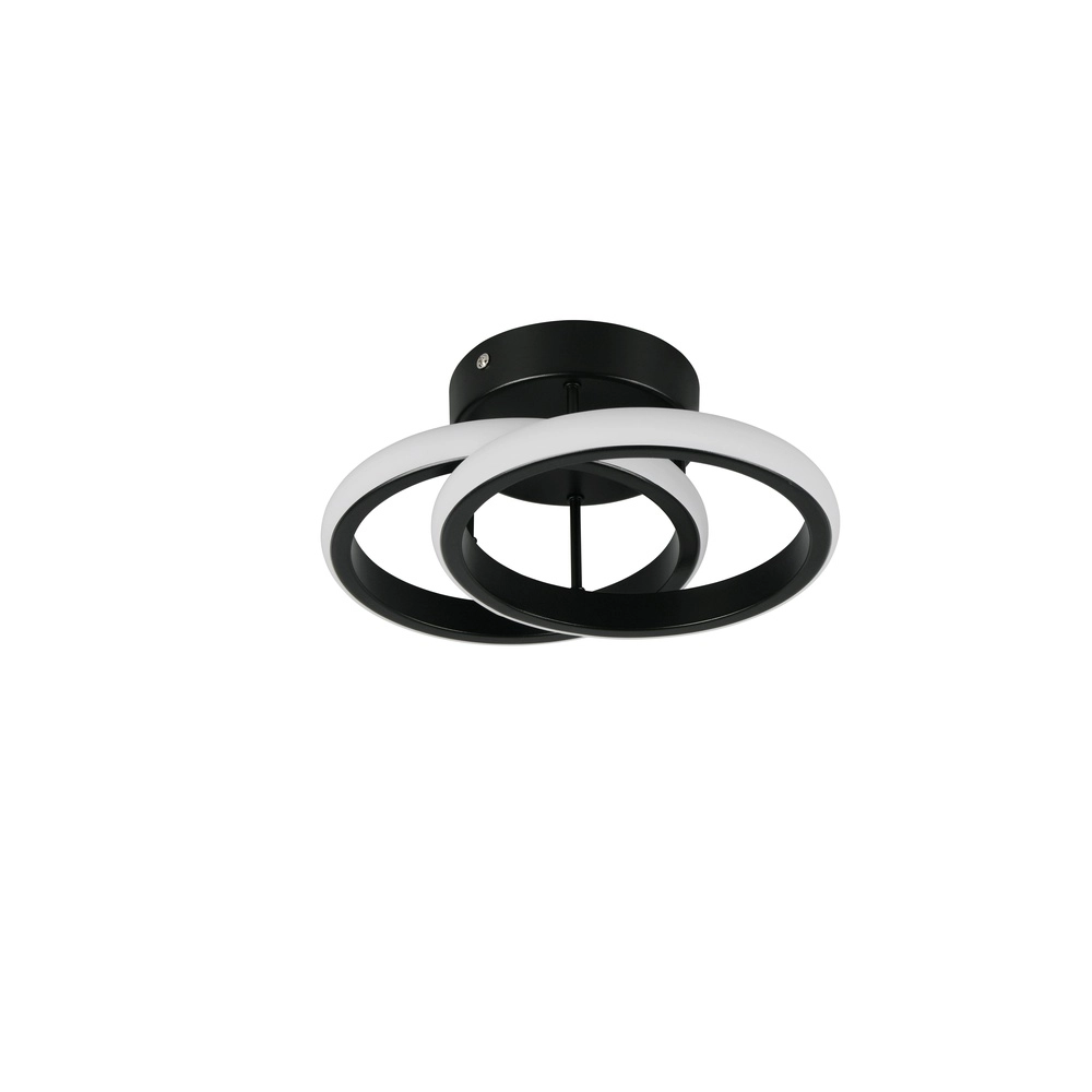 Zwarte plafondlamp Kasia rond design Trio 4017807653823