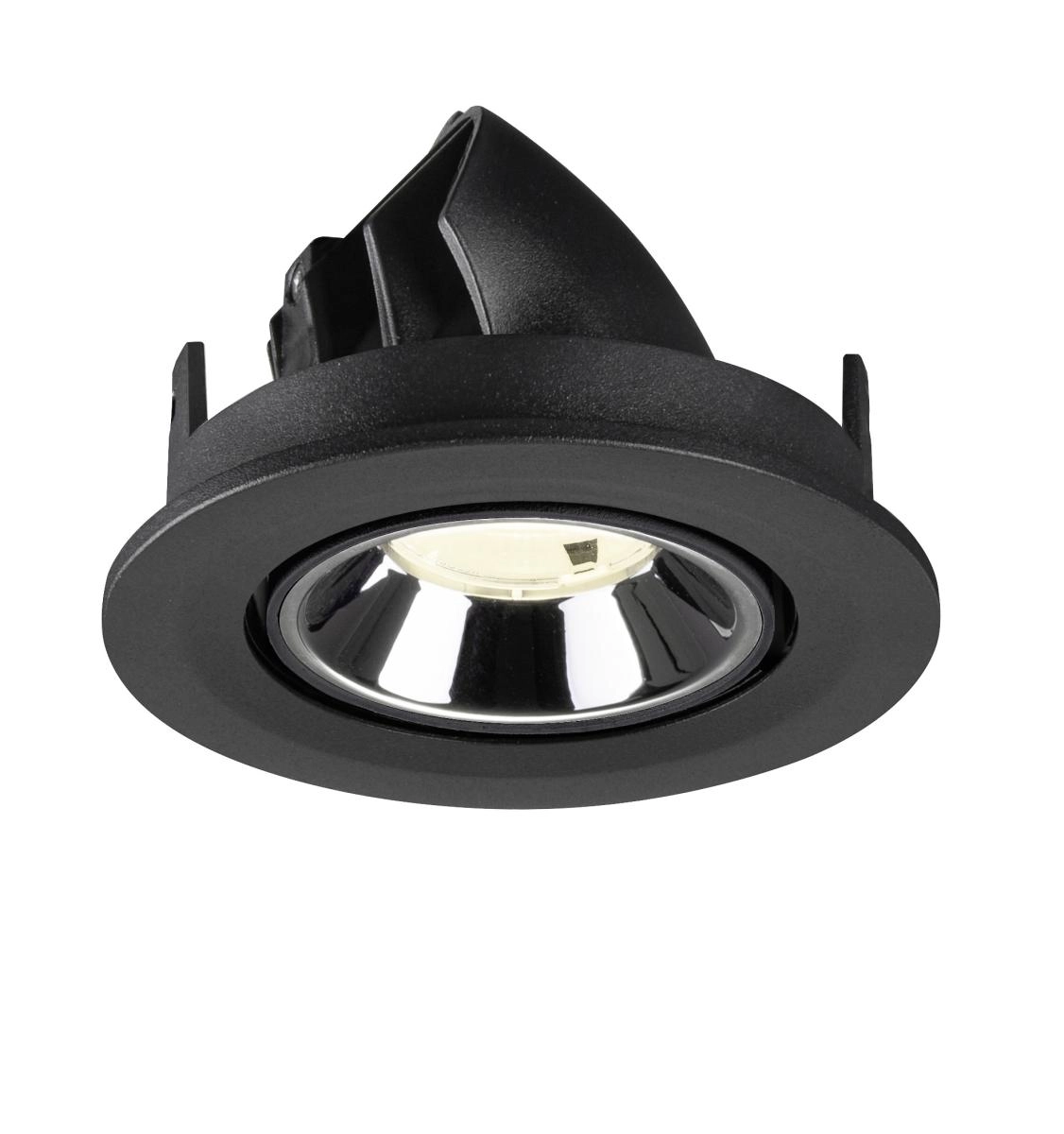 Inbouwspot Numinos Gimble S zwart/chroom 4000K - 20gr SLV 4024163313377